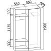 Шкаф для одежды ПВ-5